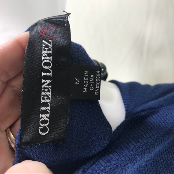 Long Blue Colleen Lopez Dress - Picture 6 of 6